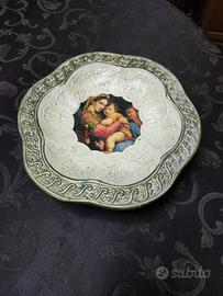 Portafrutta Madonna con Bambino - Beige