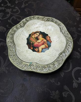 Portafrutta Madonna con Bambino - Beige