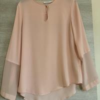 Blusa rosa conbipel - taglia S