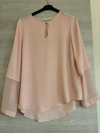 Blusa rosa conbipel - taglia S