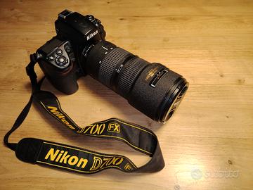 Nikon D700 + obiettivo AF NIKKOR 80-200,
