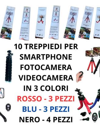 10 Treppiedi per Smartphone - Fotocamera - Videoc.