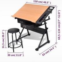 Tavolo da disegno regolabile