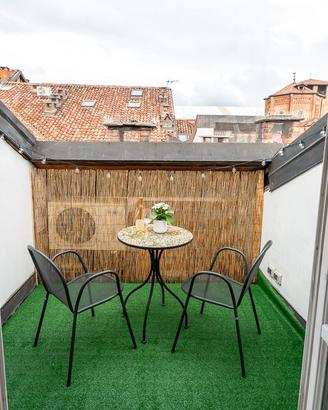 Appartamento con terrazzo nel centro storico Asti