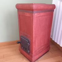stufa in terracotta anni 50/60