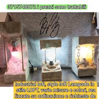 Lampade, luci notturne e lampioni in stile loft