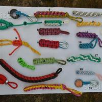 Portachiavi Scoubidou No Paracord Corda