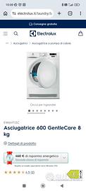 Asciugatrice Electrolux 8 kg
