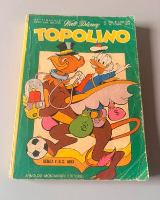 Fumetto Topolino N. 1090 (17 Ottobre 1976 )genoa
