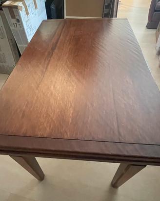 Tavolo 8 posti + 8 sedie in legno