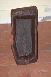 Mangiatoia Trogolo in legno antico 
