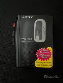 Sony walkman TCM 323 musicassette recorder