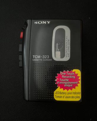 Sony walkman TCM 323 musicassette recorder
