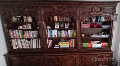 Libreria in Noce Componibile 