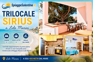SETTEMBRE LOWCOST casa 300mt MARE a Lido Marini