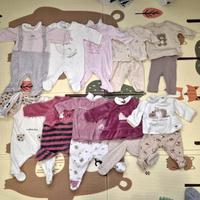 vestitini invernali neonata taglia 50-56