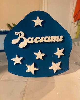 scatola "baciami" artigianale in polistirolo 