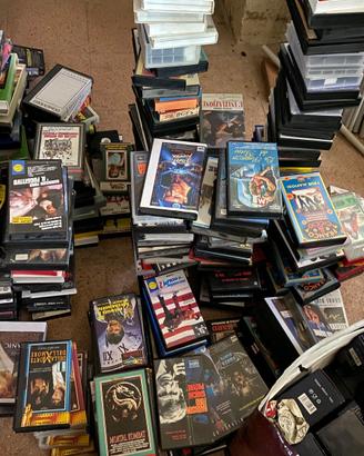 Videocassette vhs stock 500pezzi