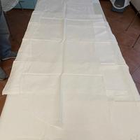 set stoffe cotone bianco