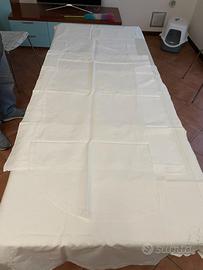 set stoffe cotone bianco