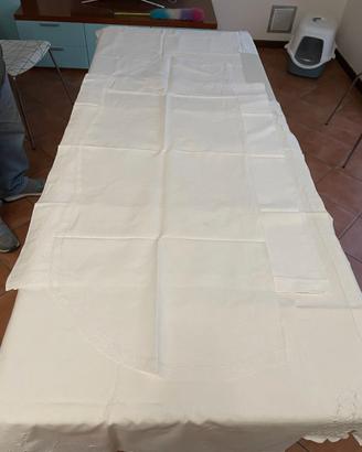 set stoffe cotone bianco