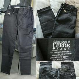 Jeans acetato vita alta vintage Gianfranco Ferre