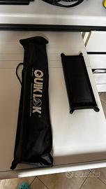 Leggio musicale + poggiapiede per chitarra