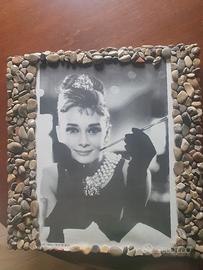 quadro 48×50 audrei hepburn