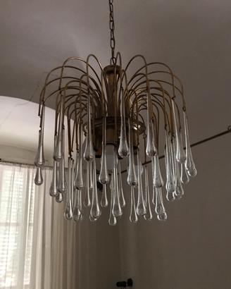 Lampadario a goccia anni 70