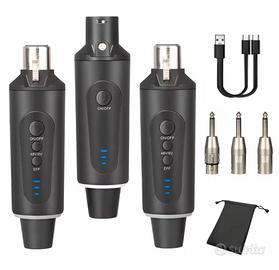 Trasmettitori microfono dj live wireless audio xlr