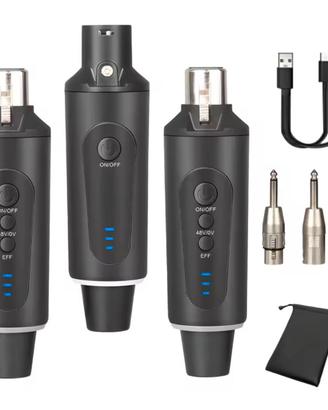 Trasmettitori microfono dj live wireless audio xlr