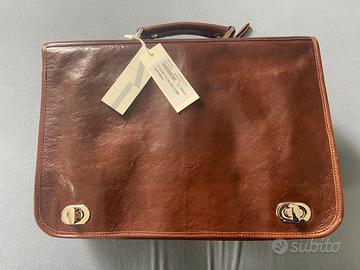 Borsa da lavoro di Apex S.r.l. in pelle e tracolla