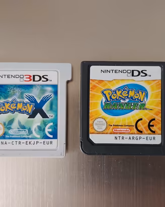 Pokemon X + Pokemon Ranger per Nintendo Ds/3ds