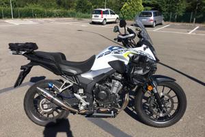 Honda CB500X accessoriata, Novembre 2019.