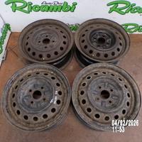 CERCHI IN FERRO PER MICRA K13 14 POLLICI 2011