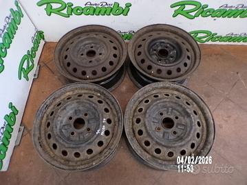CERCHI IN FERRO PER MICRA K13 14 POLLICI 2011