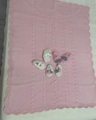 Coperta lana + scarpine