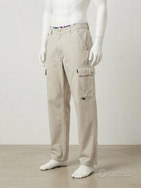 Pantaloni cargo vintage tommy jens beige