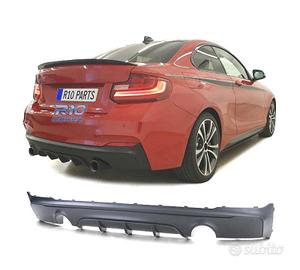 DIFFUSORE BMW F22 F23 LOOK M PERFORMANCE NERO OPAC