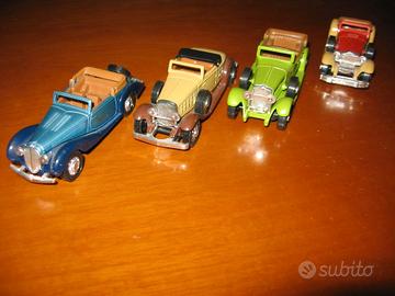 4 modellini GUISVAL Spagna vecchia prod. epoca cm9