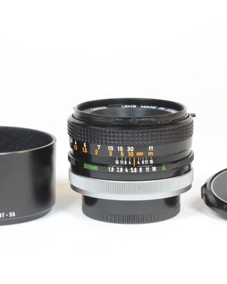 CANON 50 1,8 FD con paraluce