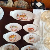 Servito Vintage tema Pesci