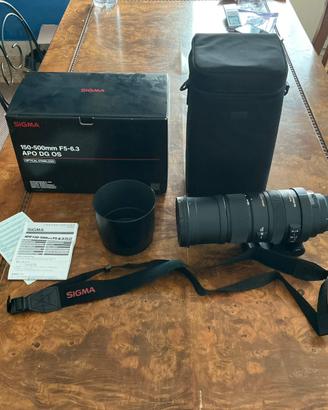 Sigma Canon 150-500 mm f5-6.3 APO DG OS