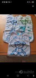 set di bavette neonato