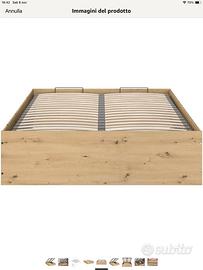 Letto contenitore 140x190