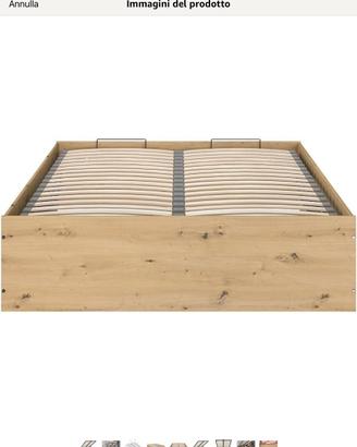 Letto contenitore 140x190