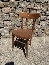 Sedia Legno Vintage Stile Bistro - Sedia da Cucina