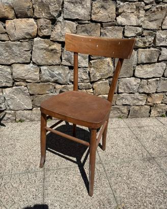 Sedia Legno Vintage Stile Bistro - Sedia da Cucina