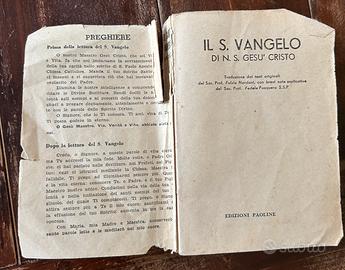 Santo Vangelo anno 1952 Edizione Paoline.