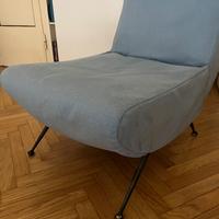 Coppia di poltrone anni ’50/’60 stile modernariato